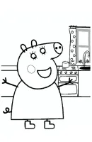 Peppa Pig kleurplaat 31